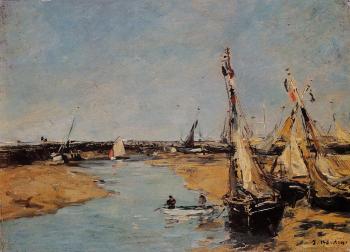 尤金 佈丹 Trouville, the Jettys, Low Tide 尤金 佈丹 Trouville, the Jettys, Low Tide
